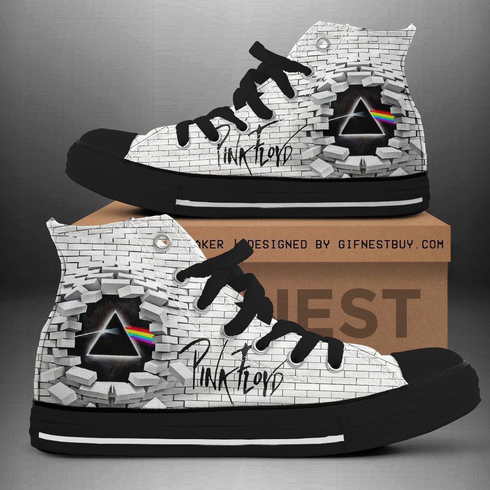 Pink-Floyd-High-Top-Canvas-Shoes-GHT1071 Pink Floyd High Top Canvas Shoes  GHT1071