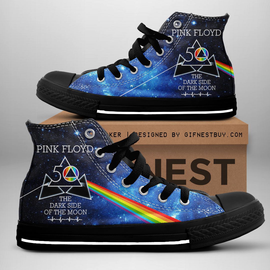 Pink-Floyd-High-Top-Canvas-Shoes-GHT1176 Pink Floyd High Top Canvas Shoes  GHT1176
