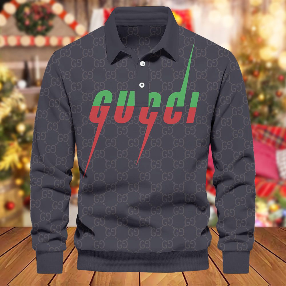 Premium-2024-Luxury-Gucci-Polo-Sweatshirt-Collar-Sweatshirt-CPLS1026 Premium 2024 Luxury Gucci Polo Sweatshirt Collar Sweatshirt CPLS1026