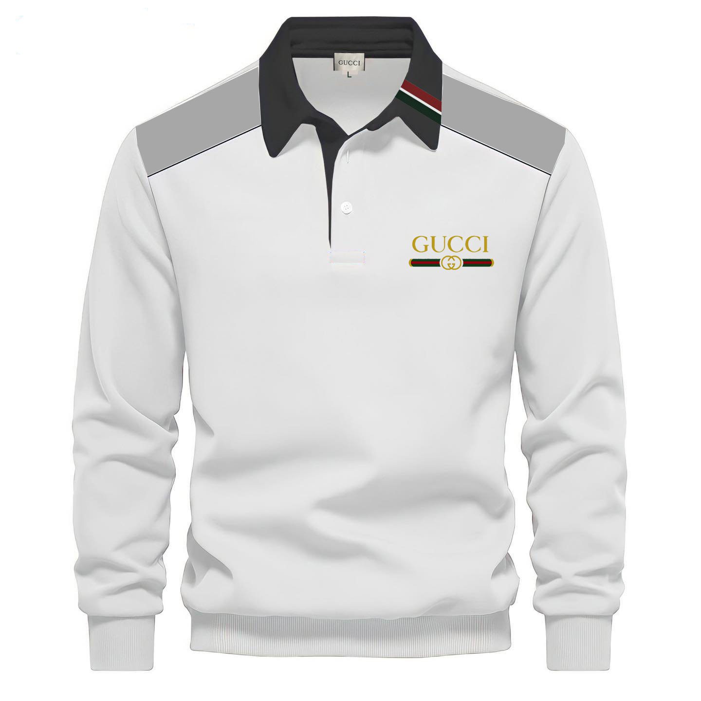 Premium-2024-Luxury-Gucci-Polo-Sweatshirt-Collar-Sweatshirt-CPLS1050 Premium 2024 Luxury Gucci Polo Sweatshirt Collar Sweatshirt CPLS1050