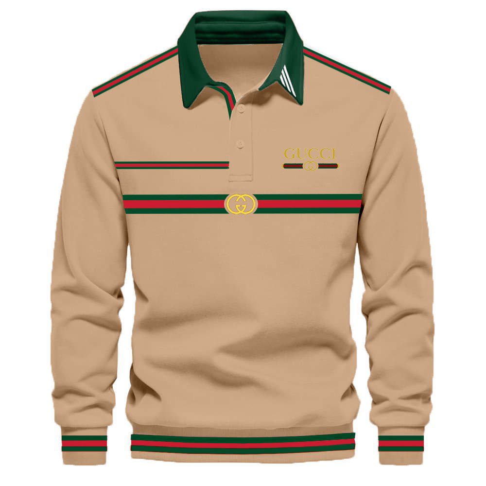 Premium-2024-Luxury-Gucci-Polo-Sweatshirt-Collar-Sweatshirt-CPLS1066 Premium 2024 Luxury Gucci Polo Sweatshirt Collar Sweatshirt CPLS1066