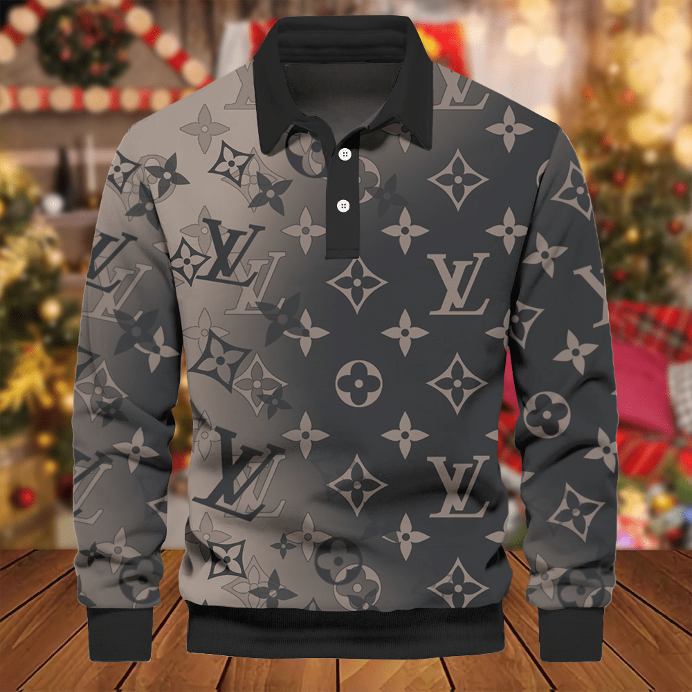 Premium-2024-Luxury-LV-Polo-Sweatshirt-Collar-Sweatshirt-CPLS1023 Premium 2024 Luxury LV Polo Sweatshirt Collar Sweatshirt CPLS1023