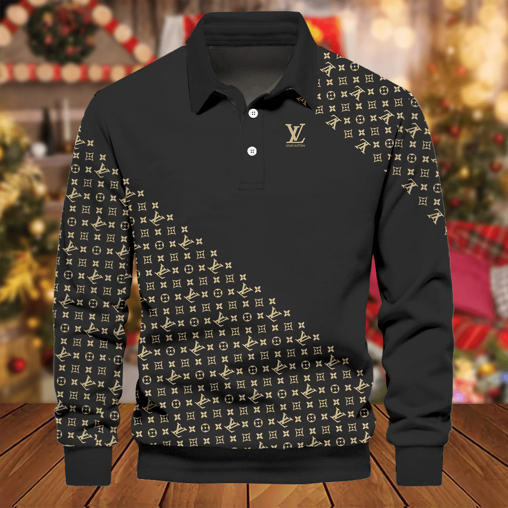 Premium-2024-Luxury-LV-Polo-Sweatshirt-Collar-Sweatshirt-CPLS1028 Premium 2024 Luxury LV Polo Sweatshirt Collar Sweatshirt CPLS1028
