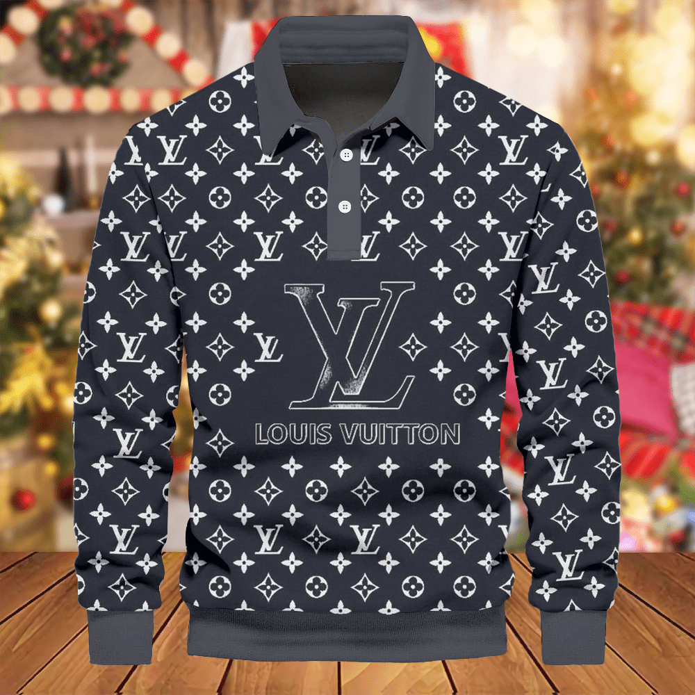 Premium-2024-Luxury-LV-Polo-Sweatshirt-Collar-Sweatshirt-CPLS1030 Premium 2024 Luxury LV Polo Sweatshirt Collar Sweatshirt CPLS1030
