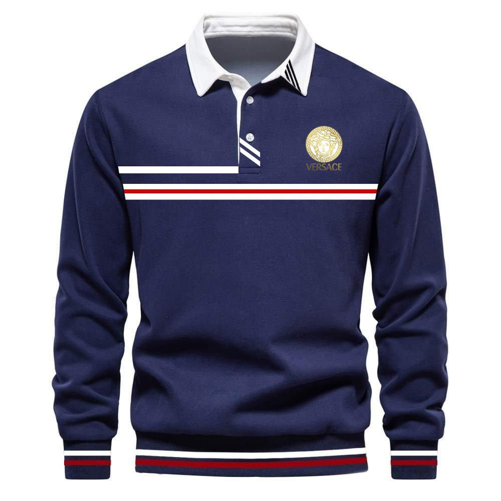 Premium-2024-Luxury-Versace-Polo-Sweatshirt-Collar-Sweatshirt-CPLS1002 Premium 2024 Luxury Versace Polo Sweatshirt Collar Sweatshirt CPLS1002