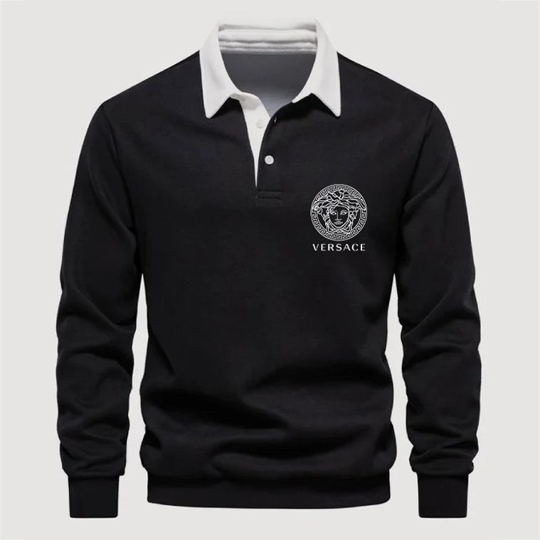 Premium-2024-Luxury-Versace-Polo-Sweatshirt-Collar-Sweatshirt-CPLS1083 Premium 2024 Luxury Versace Polo Sweatshirt Collar Sweatshirt CPLS1083