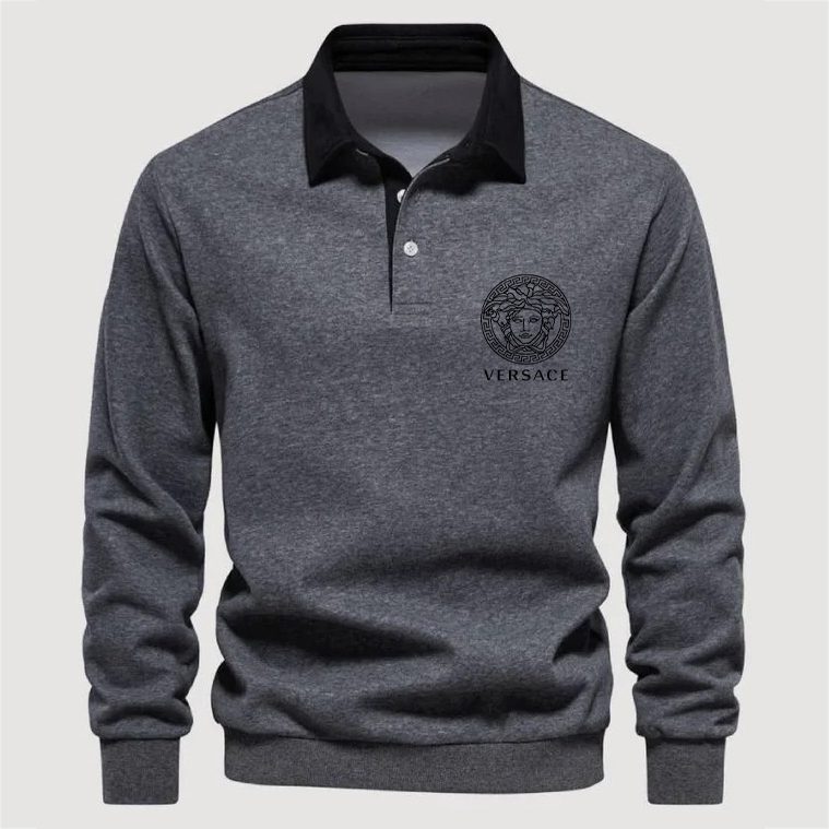 Premium-2024-Luxury-Versace-Polo-Sweatshirt-Collar-Sweatshirt-CPLS1086 Premium 2024 Luxury Versace Polo Sweatshirt Collar Sweatshirt CPLS1086