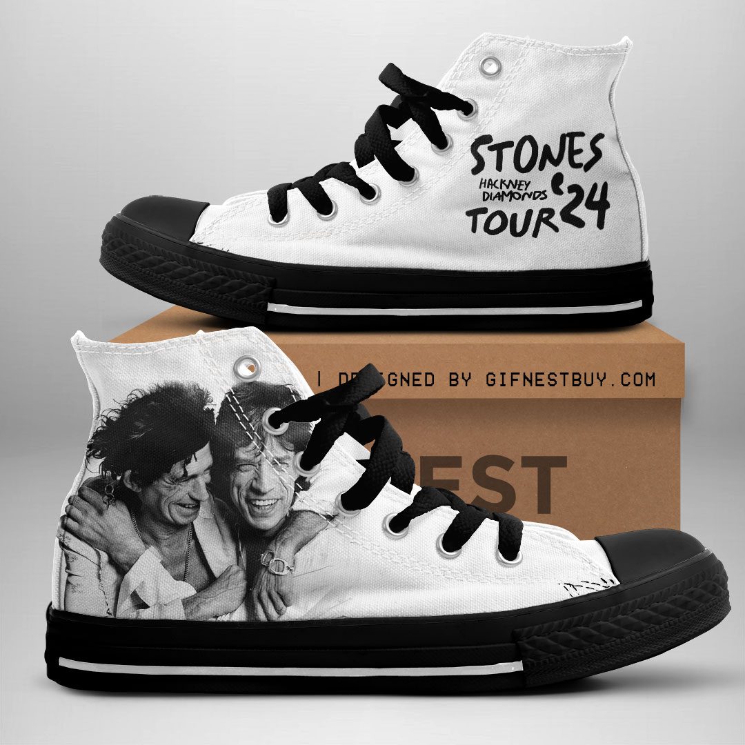 The-Rolling-Stones-High-Top-Canvas-Shoes-GHT1072 The Rolling Stones High Top Canvas Shoes  GHT1072