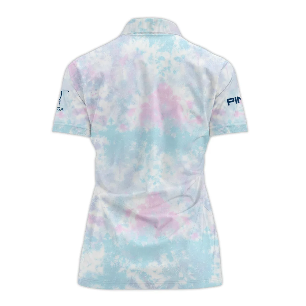 Tie-dye-Pattern-79th-U.S.-Womens-Open-Lancaster-Ping-Polo-Shirt-Blue-Mix-Pink-Polo-Shirt-2