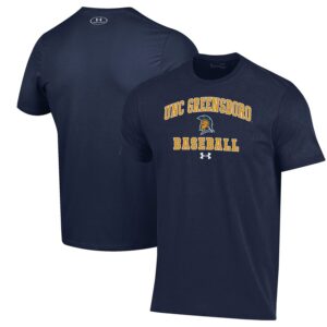UNCG Spartans Under Armour Baseball Performance T-Shirt - Navy