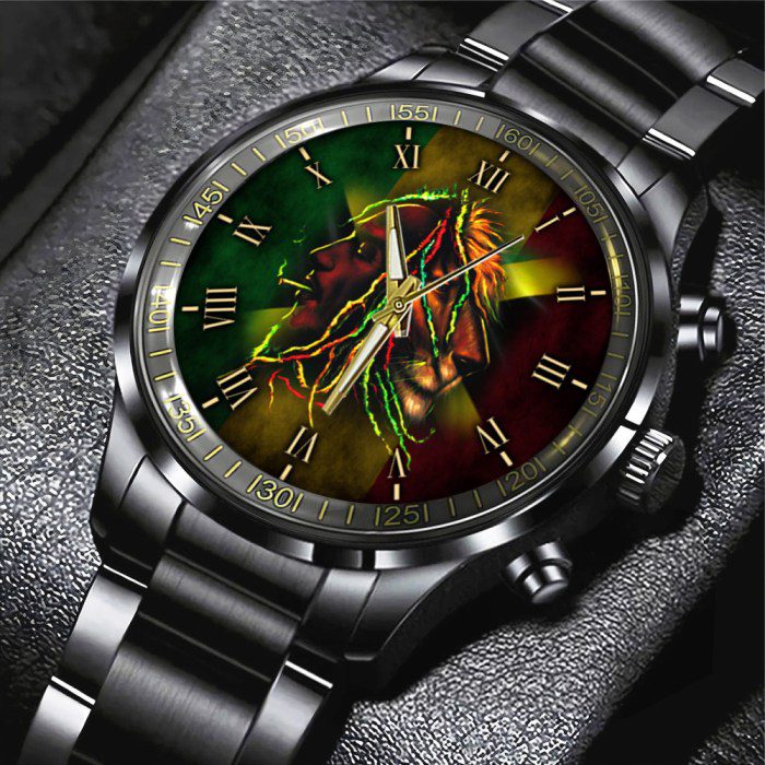 Bob-Marley-Black-Stainless-Steel-Watch-GSW1264 Bob Marley Black Stainless Steel Watch GSW1264