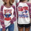 Buffalo Bills Round Neck Raglan Sleeve Sweatshirt GRS1033