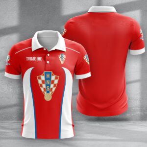 Croatia National Football Team Euro 2024 Polo Shirt