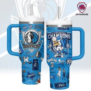 Dallas Mavericks NBA 2024 Western Conference Print Stanley Tumbler 40OZ
