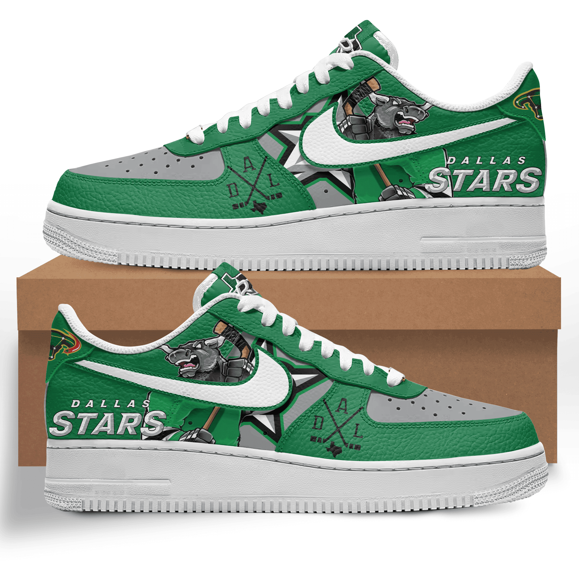 Dallas-Stars-Air-Low-Top-Sneakers-AF1-Limited-Shoes-ARA1236 Dallas Stars Air Low-Top Sneakers AF1 Limited Shoes ARA1236