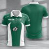 Dallas Stars Zipper Polo Shirt