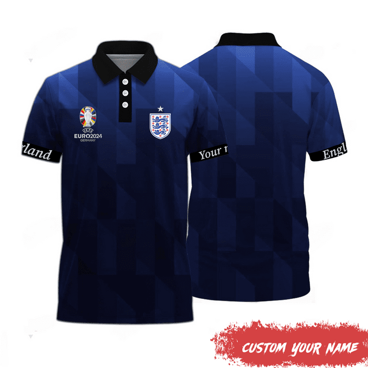 England-National-Football-Team-Euro-2024-Polo-Shirt England National Football Team Euro 2024 Polo Shirt