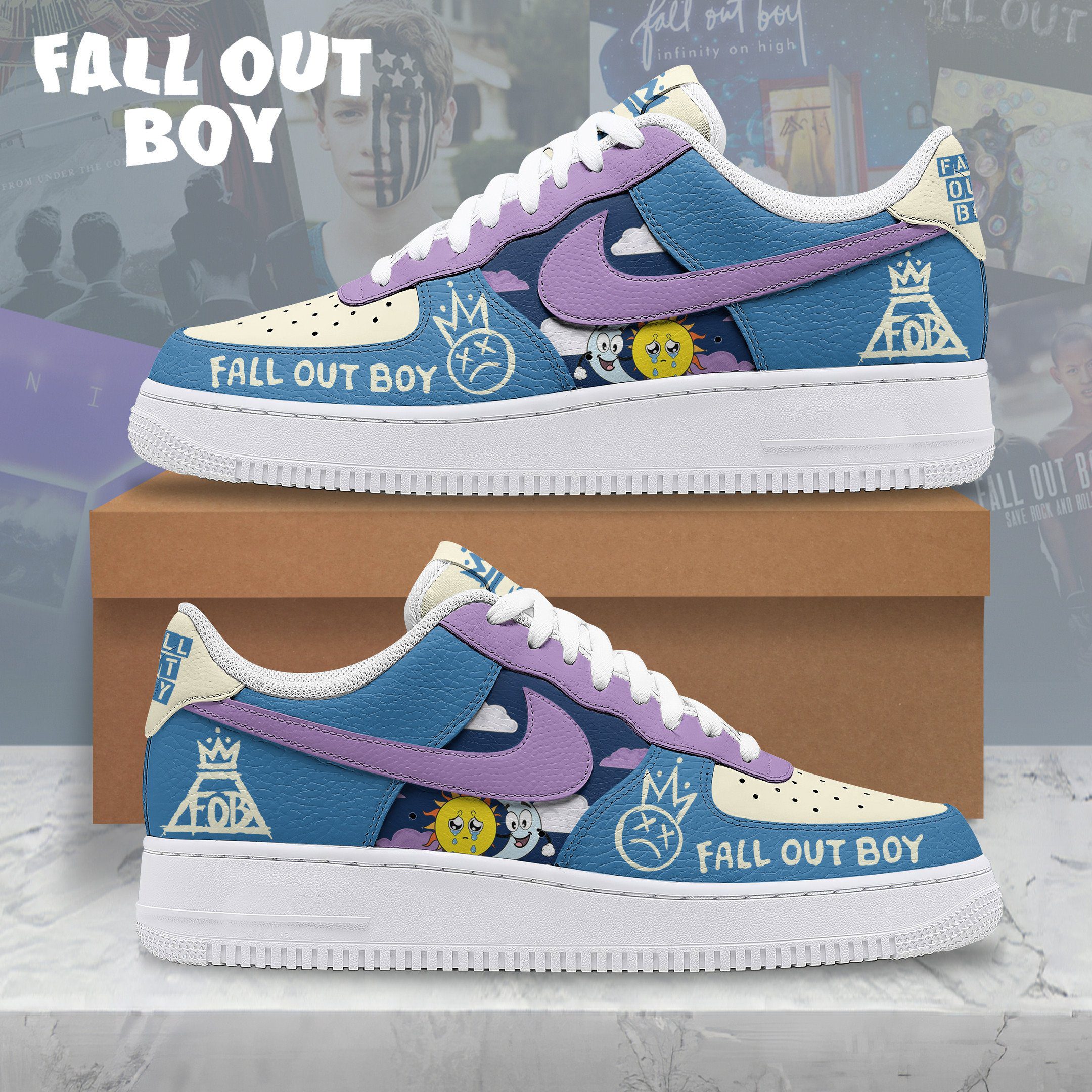 Fall-Out-Boy-Air-Low-Top-Sneakers-AF1-Limited-Shoes-ARA1084 Fall Out Boy Air Low-Top Sneakers AF1 Limited Shoes ARA1084