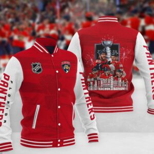 Florida Panthers NHL Champions 2024 Baseball Jacket WSC1124