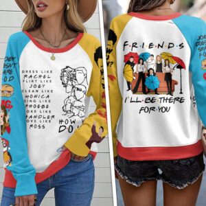 Friends Round Neck Raglan Sleeve Sweatshirt GRS1027