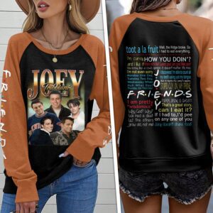 Friends Round Neck Raglan Sleeve Sweatshirt GRS1066