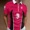 Georgia National Football Team Euro 2024 Zipper Polo Shirt