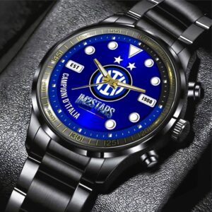 Inter Milan FC Black Stainless Steel Watch GSW1267