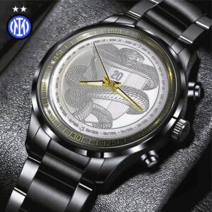 Inter Milan FC Black Stainless Steel Watch GSW1272