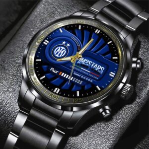 Inter Milan FC Black Stainless Steel Watch GSW1285