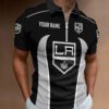 Los Angeles Kings Zipper Polo Shirt