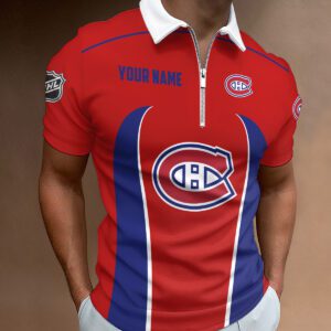 Montreal Canadiens Zipper Polo Shirt