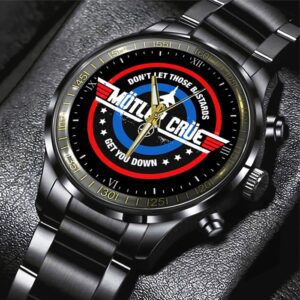 Mötley Crüe Black Stainless Steel Watch GSW1174