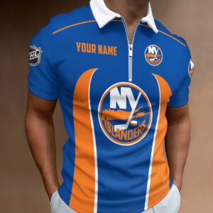 New York Rangers Zipper Polo Shirt