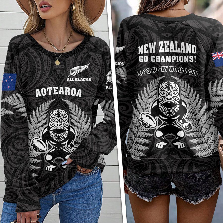 New-Zealand-x-Rugby-World-Cup-Round-Neck-Raglan-Sleeve-Sweatshirt-GRS1083 New Zealand x Rugby World Cup Round Neck Raglan Sleeve Sweatshirt GRS1083