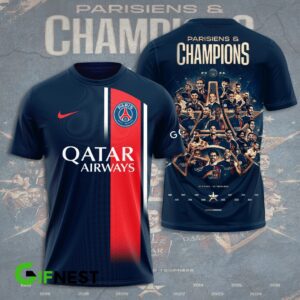 Paris Saint-Germain Champion 2024 Winner Ligue 1 Unisex T-Shirt WTP1022