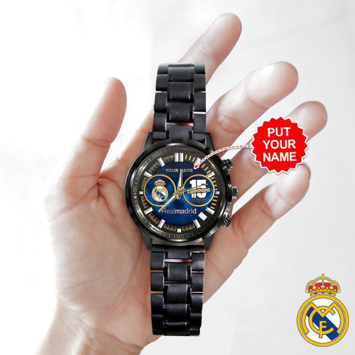 Personalized-Real-Madrid-CF-Black-Stainless-Steel-Watch-GSW1048-2