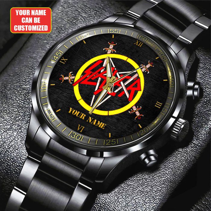 Personalized-Slayer-Black-Stainless-Steel-Watch-GSW1300 Personalized Slayer Black Stainless Steel Watch GSW1300