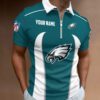 Philadelphia Eagles Zipper Polo Shirt