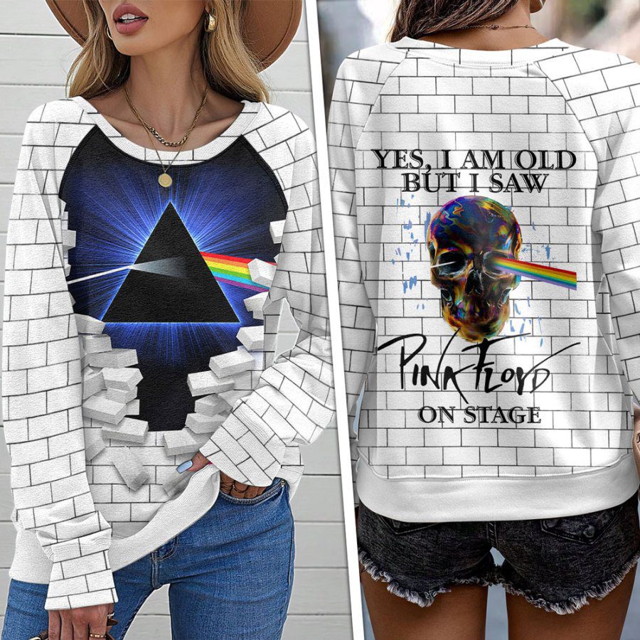 Pink-Floyd-Round-Neck-Raglan-Sleeve-Sweatshirt-GRS1005 Pink Floyd Round Neck Raglan Sleeve Sweatshirt GRS1005