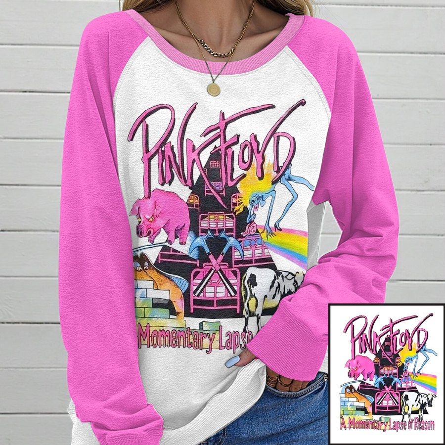 Pink-Floyd-Round-Neck-Raglan-Sleeve-Sweatshirt-GRS1029-1
