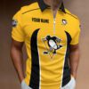 Pittsburgh Penguins Zipper Polo Shirt