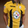 Pittsburgh Steelers Zipper Polo Shirt