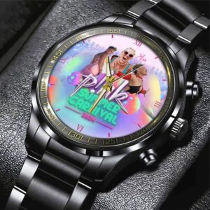 P!nk Black Stainless Steel Watch GSW1384