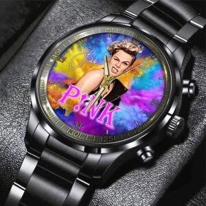 P!nk Black Stainless Steel Watch GSW1428