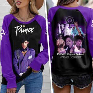 Prince Round Neck Raglan Sleeve Sweatshirt GRS1074