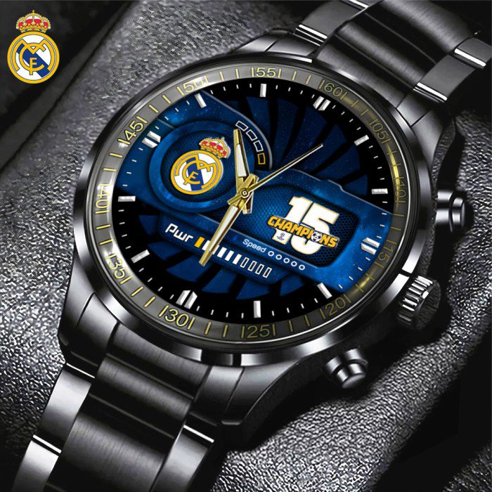 Real-Madrid-CF-Black-Stainless-Steel-Watch-GSW1050 Real Madrid CF Black Stainless Steel Watch GSW1050