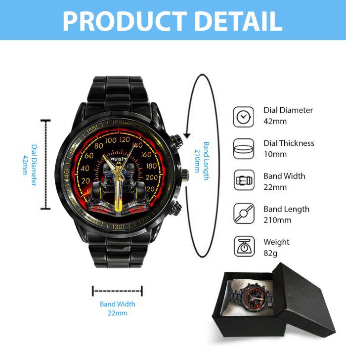 Red-Bull-Racing-F1-Black-Stainless-Steel-Watch-GSW1208-3