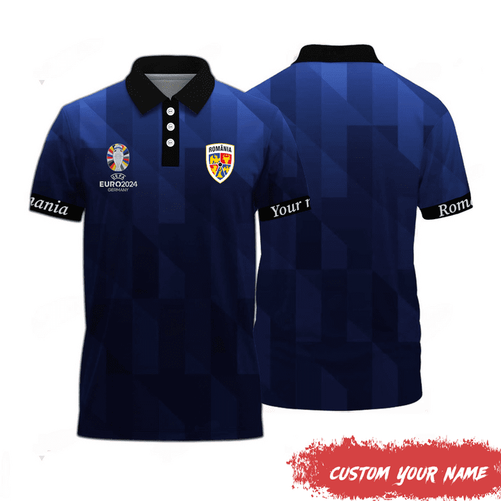 Romania-National-Football-Team-Euro-2024-Polo-Shirt Romania National Football Team Euro 2024 Polo Shirt
