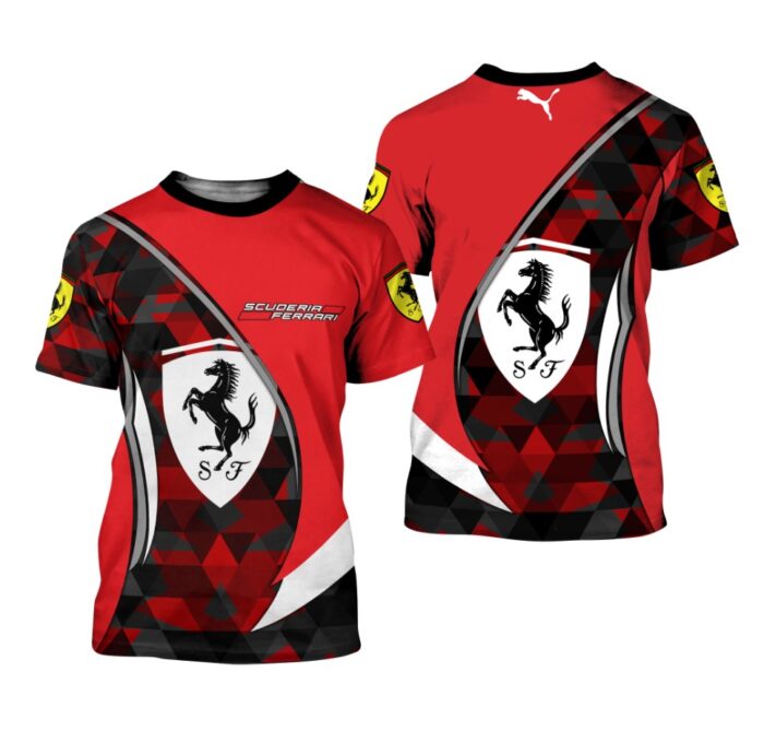 Scuderia Ferrari Unisex 3D T-Shirt TGI340