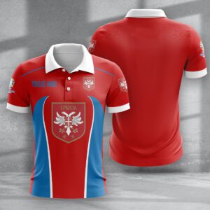 Serbia National Football Team Euro 2024 Polo Shirt